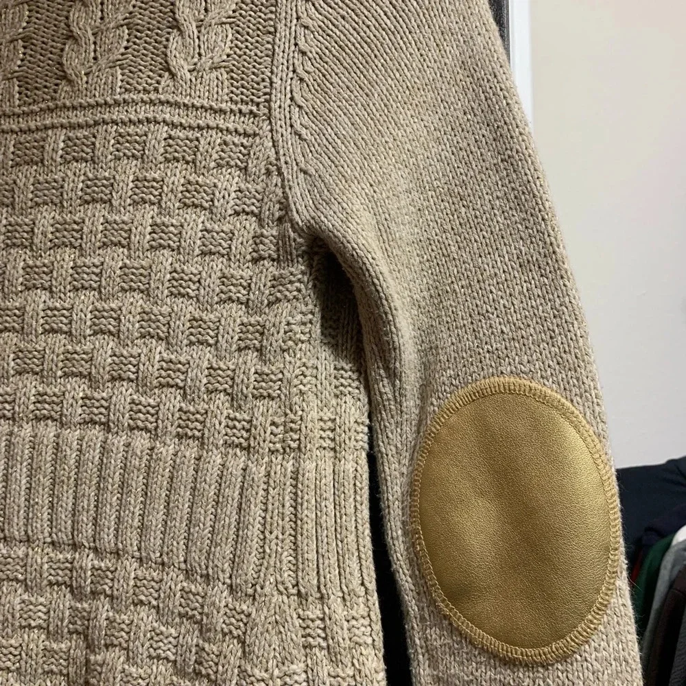 Kaisley Cardigan Sweater, Being Gold